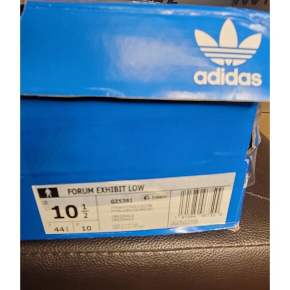 Size 10.5 - Adidas Forum Exhibit Low Cloud White Red  GZ5391